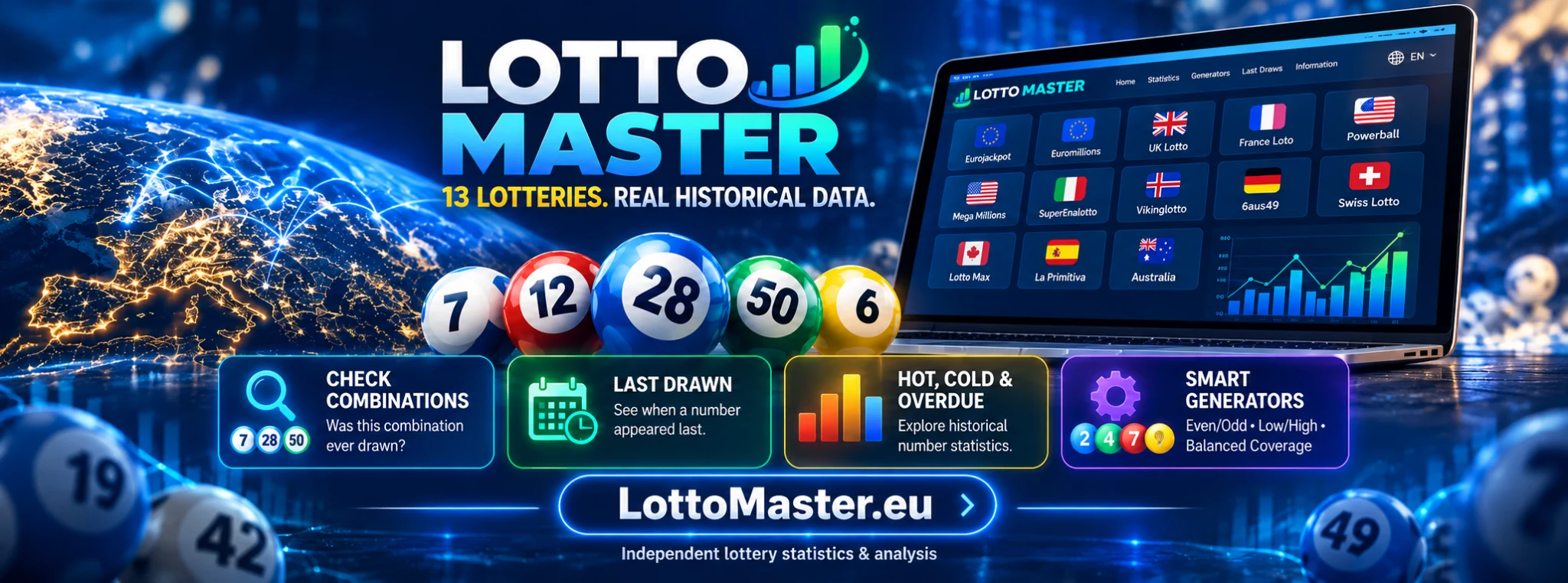 LottoMaster: lottery statistics and analysis in English
